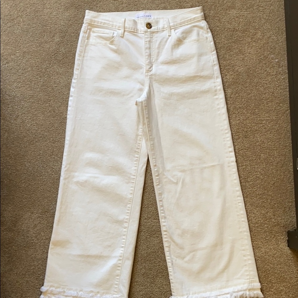 🌟 NWOT Ann Taylor Loft Wide Leg Crops 🌟